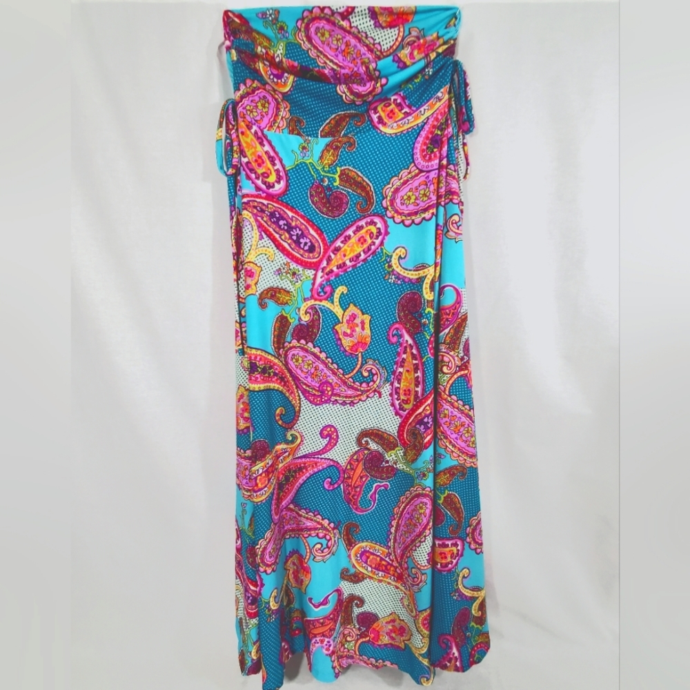 SKIRT / DRESS Paisley multi colour